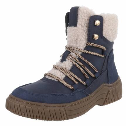 Damen Schnürstiefeletten - blue