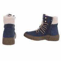 Damen Schnürstiefeletten - blue