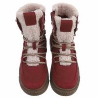 Damen Schnürstiefeletten - wine