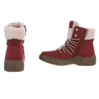 Damen Schnürstiefeletten - wine