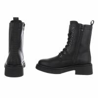 Damen Schnürstiefeletten - black
