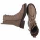 Damen Schnürstiefeletten - khaki