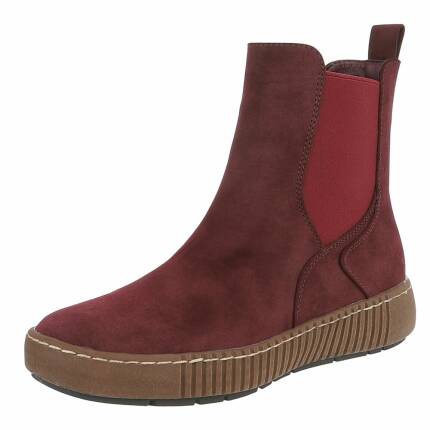 Damen Chelsea Boots - red