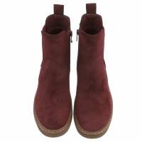 Damen Chelsea Boots - red