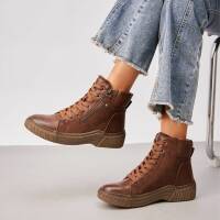 Damen Schnürstiefeletten - brown