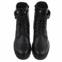 Damen Schnürstiefeletten - black