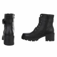 Damen Schnürstiefeletten - black