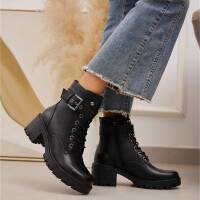 Damen Schnürstiefeletten - black