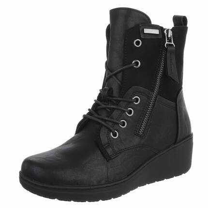 Damen Schnürstiefeletten - black