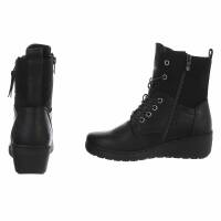 Damen Schnürstiefeletten - black