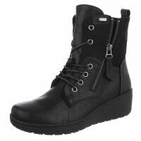 Damen Schnürstiefeletten - black