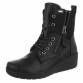 Damen Schnürstiefeletten - black