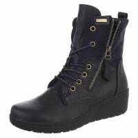 Damen Schnürstiefeletten - blue