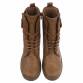 Damen Schnürstiefeletten - camel