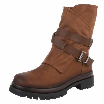 Damen Klassische Stiefeletten - camel