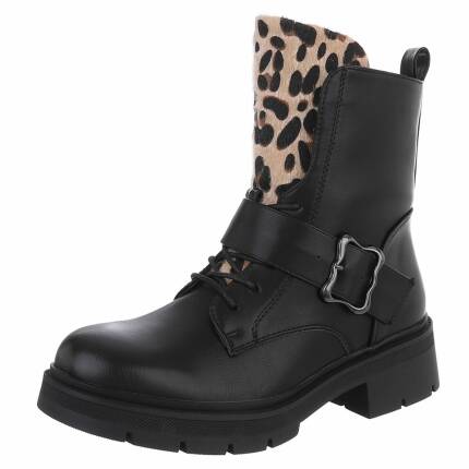 Damen Klassische Stiefeletten - camelleopard