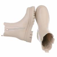 Damen Chelsea Boots - beige