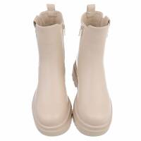 Damen Chelsea Boots - beige