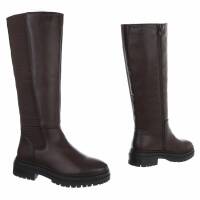 Damen High-Heel Stiefel - brown