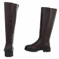 Damen High-Heel Stiefel - brown