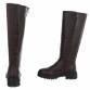 Damen High-Heel Stiefel - brown