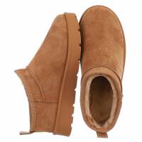 Damen Winterstiefeletten - camel