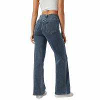 Damen Bootcut Jeans von Laulia - blue
