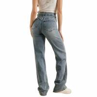 Damen High Waist Jeans von Laulia - blue