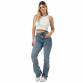 Damen Bootcut Jeans von Laulia - blue