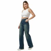 Damen Relaxed Fit Jeans von Laulia - blue