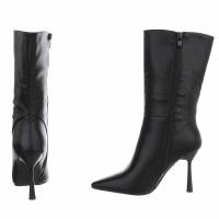 Damen High-Heel Stiefeletten - black