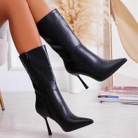 Damen High-Heel Stiefeletten - black