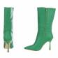 Damen High-Heel Stiefeletten - green
