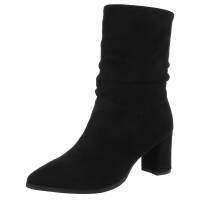 Damen High-Heel Stiefeletten - black