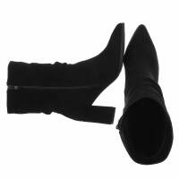 Damen High-Heel Stiefeletten - black