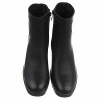Damen Keilstiefeletten - black