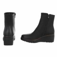 Damen Keilstiefeletten - black