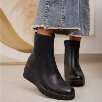 Damen Keilstiefeletten - black