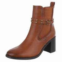 Damen Chelsea Boots - camel