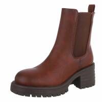 Damen Chelsea Boots - camel