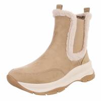 Damen Chelsea Boots - beige
