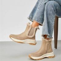 Damen Chelsea Boots - taupe