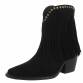 Damen Western- & Bikerboots - blacksuede