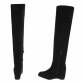 Damen Overknee-Stiefel - black