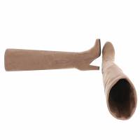 Damen Overknee-Stiefel - khaki