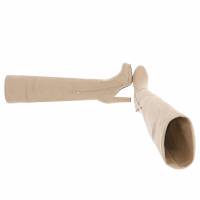 Damen Overknee-Stiefel - beige