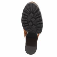 Damen Overknee-Stiefel - camel