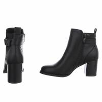 Damen High-Heel Stiefeletten - black