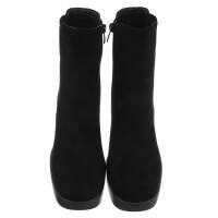Damen High-Heel Stiefeletten - black