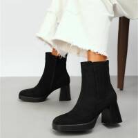 Damen High-Heel Stiefeletten - black